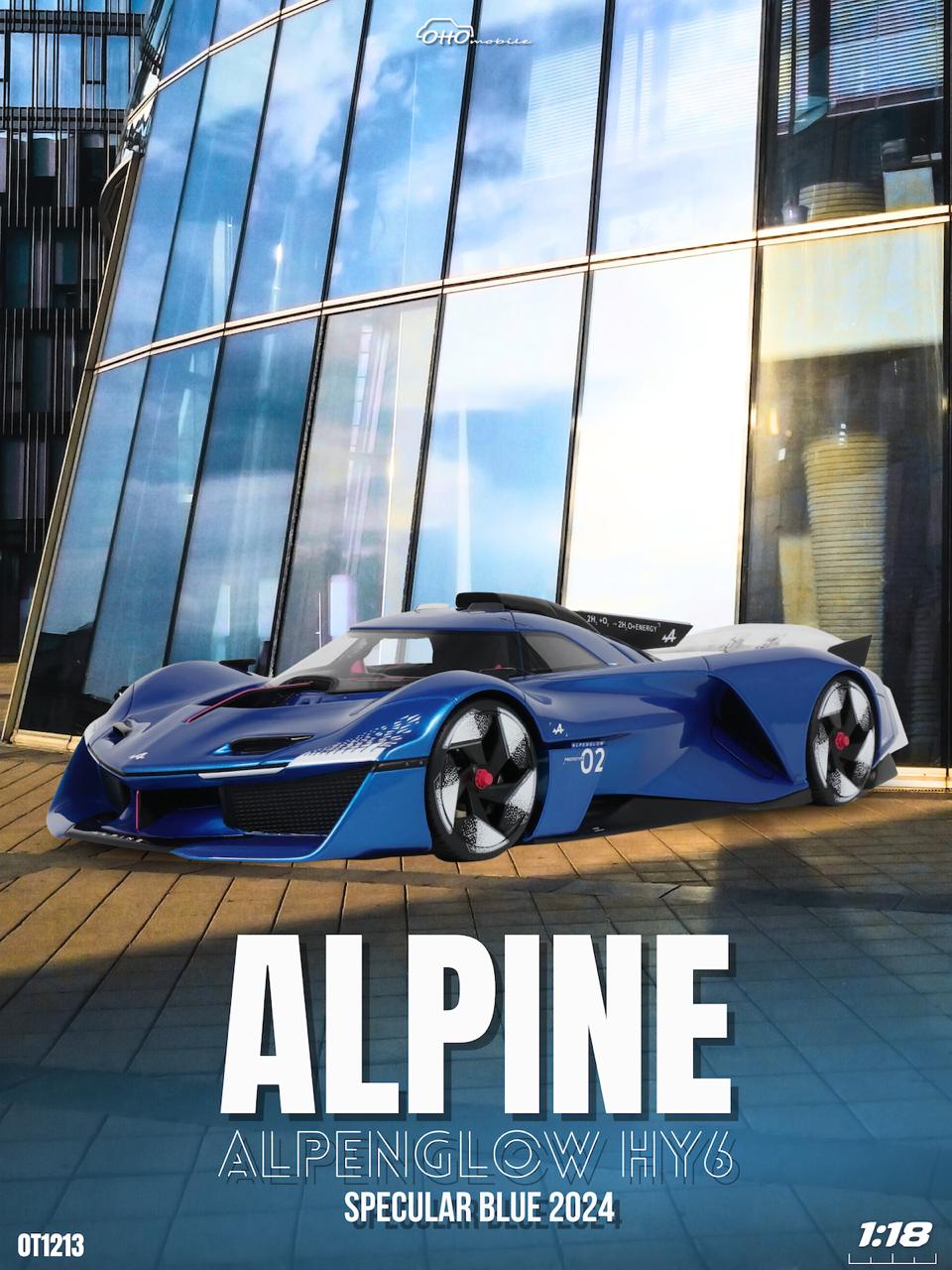 [OTTOMOBILE] 1:18 Alpine Alpenglow HY6 Specular Blue 2024 [OT1213]