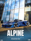 [OTTOMOBILE] 1:18 Alpine Alpenglow HY6 Specular Blue 2024 [OT1213]