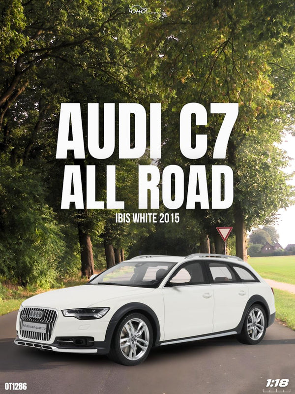 [OTTOMOBILE] 1:18 Audi C7 All Road Ibis White 2015 [OT1286]