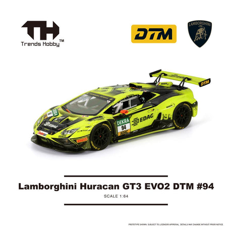 [TRENDS HOBBY] Lamborghini Huracan GT3 EVO2 DTM #94 - Toy Space Diecast Online Store Singapore