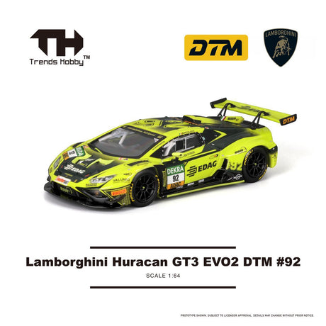[TRENDS HOBBY] Lamborghini Huracan GT3 EVO2 DTM #92 - Toy Space Diecast Online Store Singapore