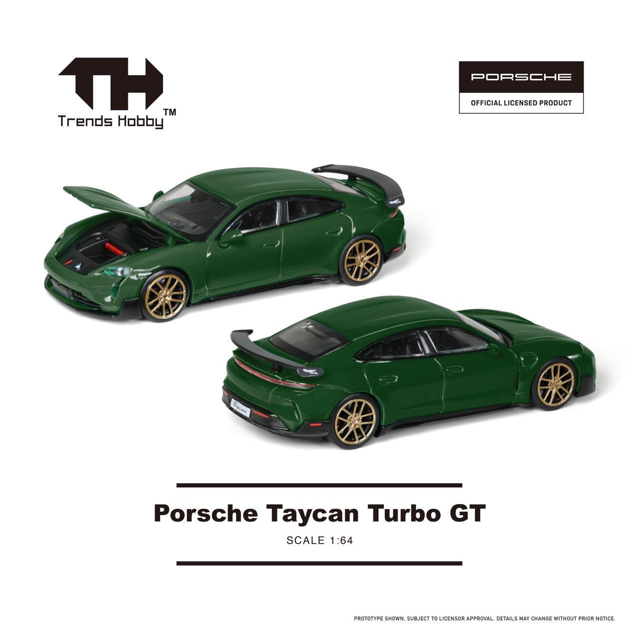 [TRENDS HOBBY] Porsche Taycan Turbo GT Green