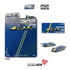 [POP RACE] 1:64 Mazda 787B Racing Blue/Yellow - Blister Packaging