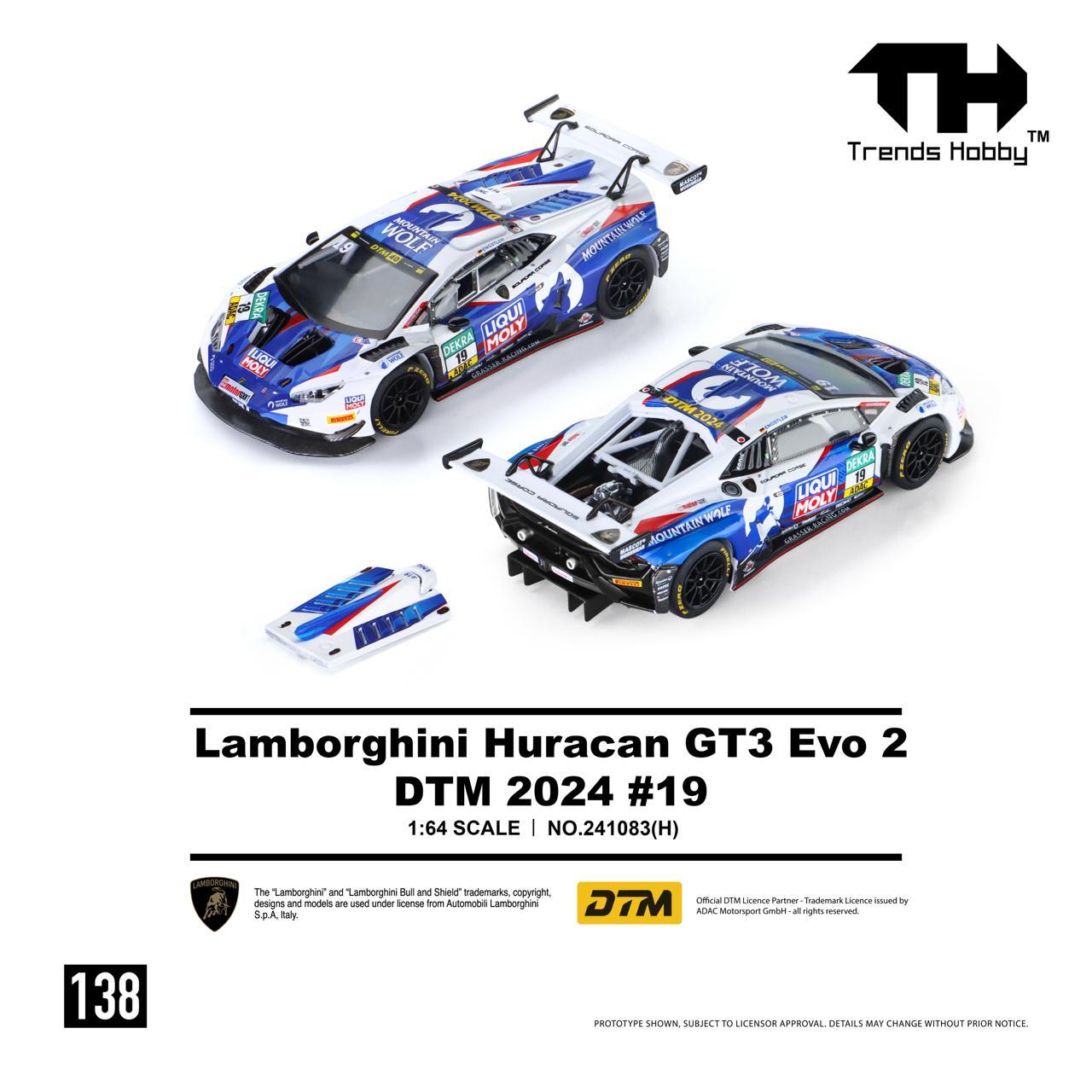 [TRENDS HOBBY] Lamborghini Huracan GT3 EVO2 - DTM 2024 No.19
