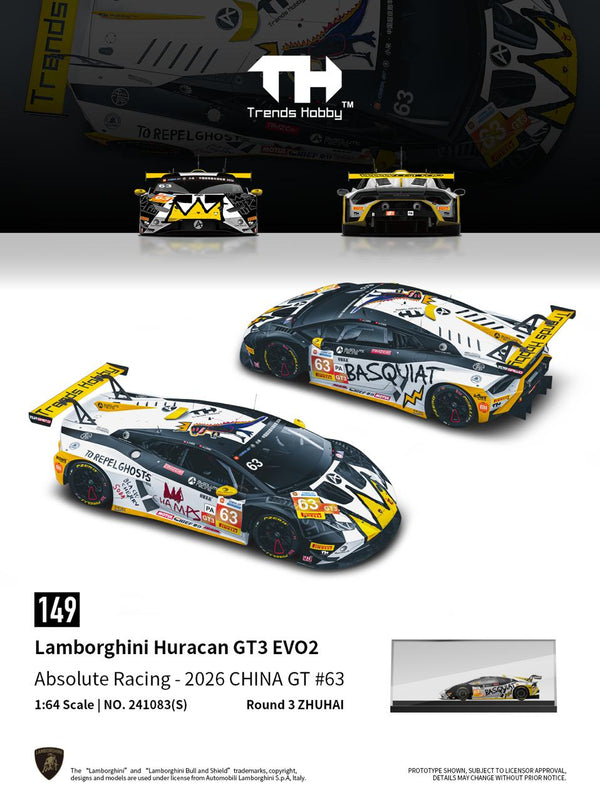 [TRENDS HOBBY] Lamborghini Huracan GT3 EVO2 - China GT(ZHUHAI) 2026 No.63