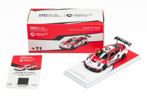 [AR BOX] 1:64 Porsche 911 GT3 R 2025 GT World Challenge Asia Okayama #911