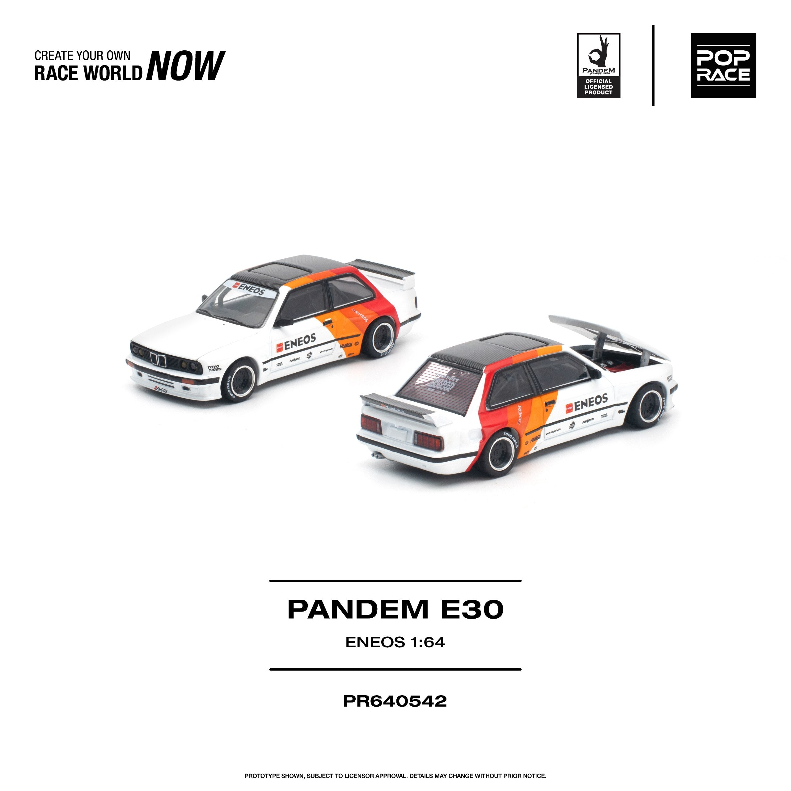 [POP RACE] 1:64 PANDEM E30 Eneos