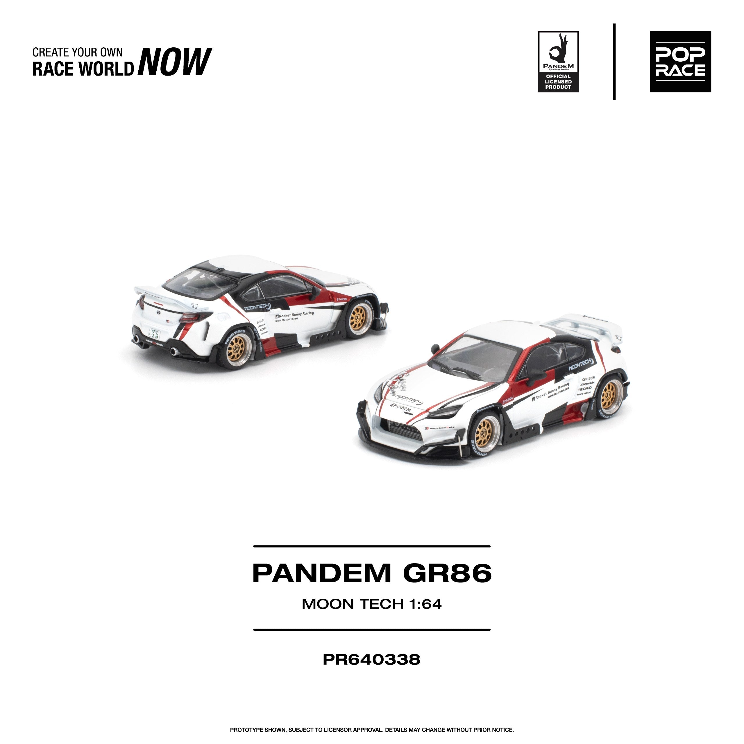 [POP RACE] 1:64 PANDEM GR 86 Moontech