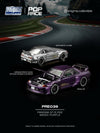 [POP RACE] 1:64 Pandem GT-R R32 Magic Purple Blister Packaging