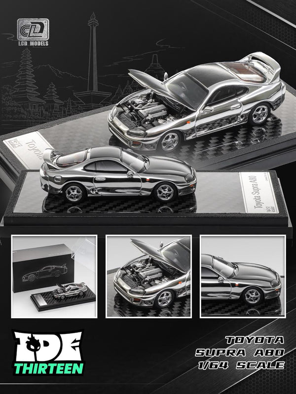 [LCD] 1:64 Toyota Supra Chrome Silver [Indonesia Exclusive]