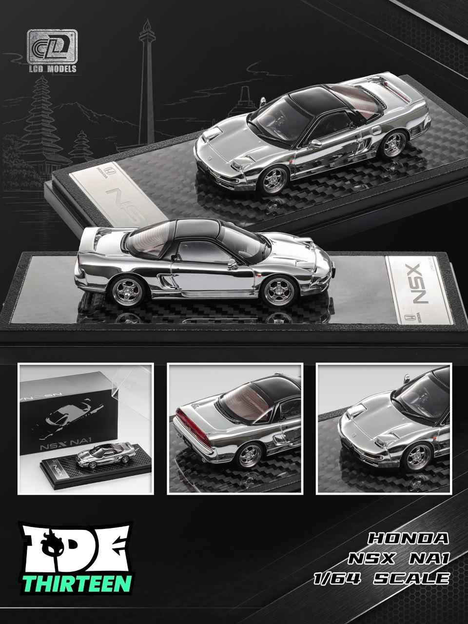 [LCD] 1:64 Honda NSX Chrome Silver [Indonesia Exclusive]