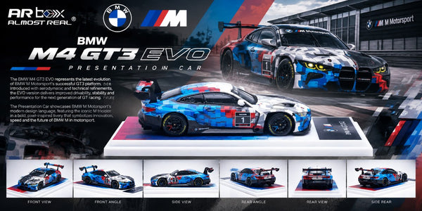 [AR BOX] 1:64 BMW M4 GT3 Evo Presentation Car