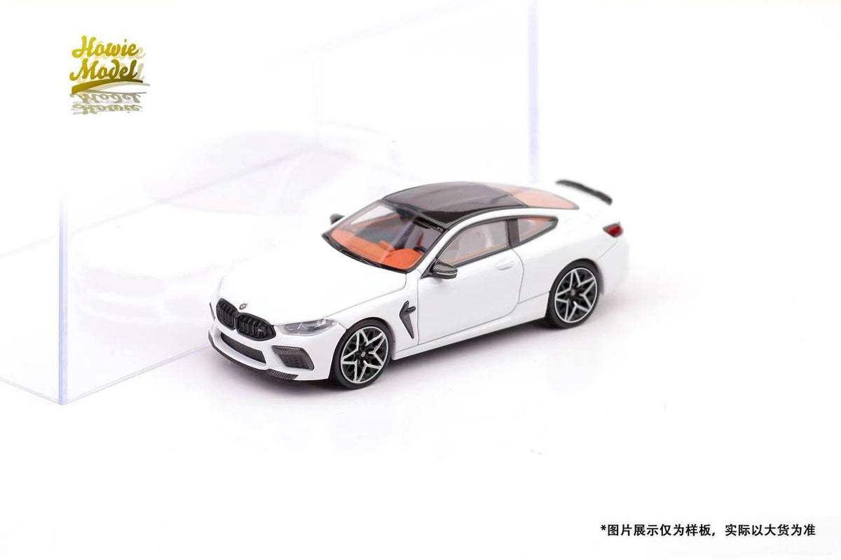 [HOWIE MODEL] 1:64 M8 F92 White With Brown/White Interior