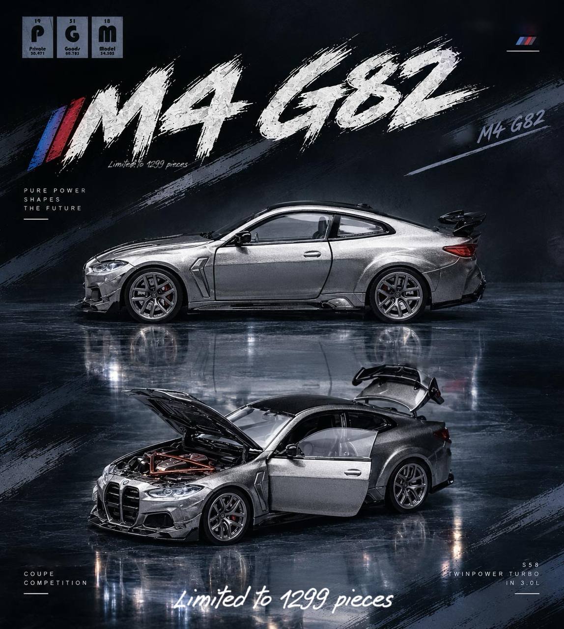 [PGM] 1:64 Set Of 3 Cars [FOSHAN EVENT EXCLUSIVE]