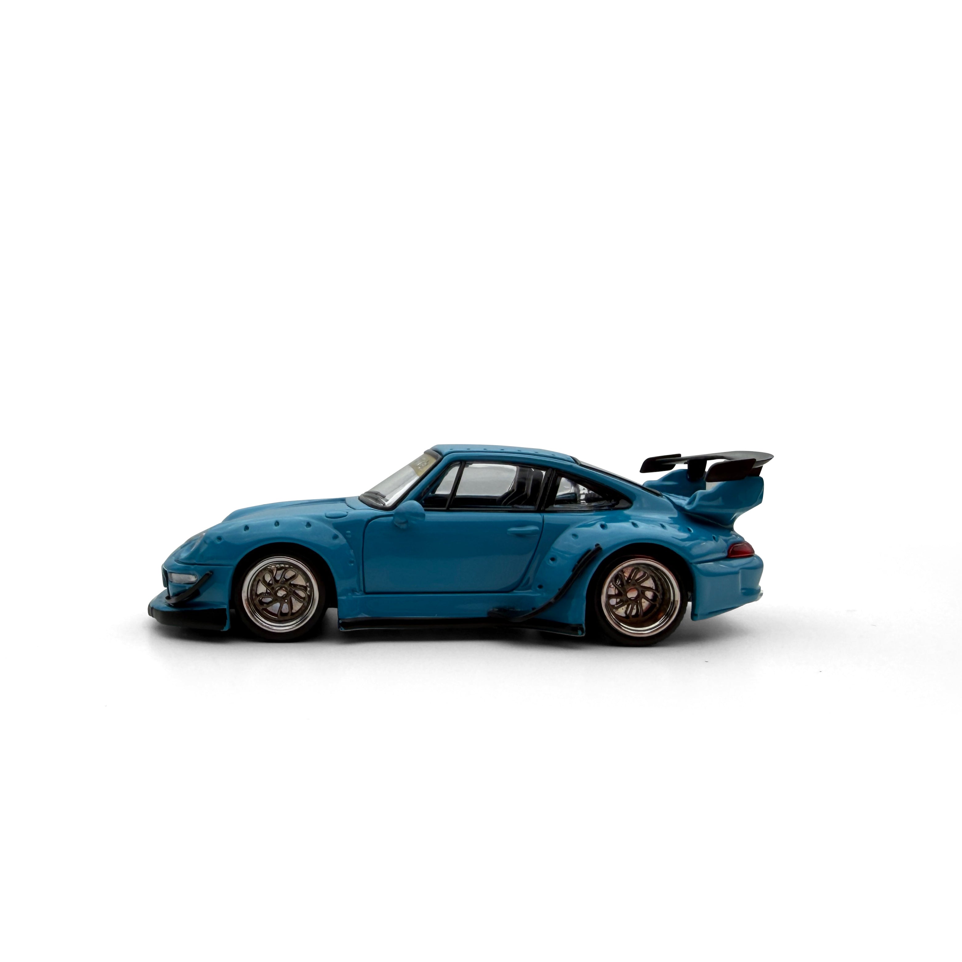 [MODEL MODEL] 1:64 RWB 993 Miami Blue - Toy Space Diecast Online Store Singapore