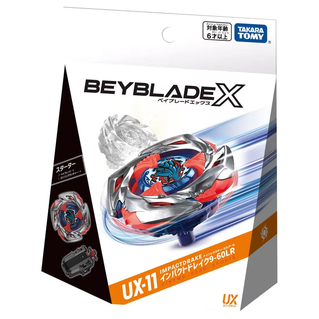 [Beyblade X] UX-11 Starter Impact Drake 9-60LR Japan