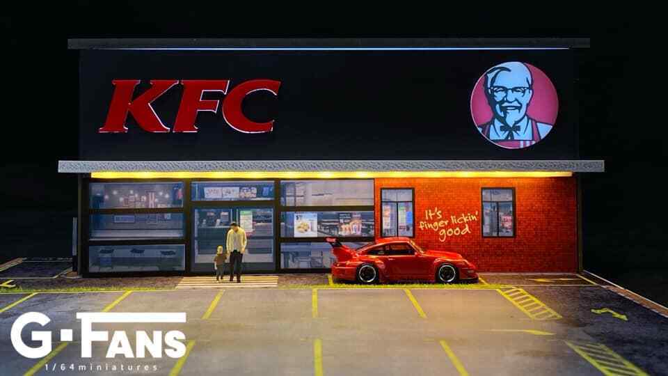 [G-FANS] 1/64 KFC Building Diorama [710014]