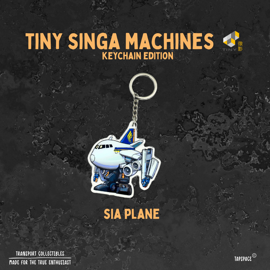 TINY Singa Machine – SIA Plane Edition Keychain