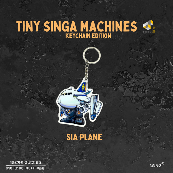 TINY Singa Machine – SIA Plane Edition Keychain