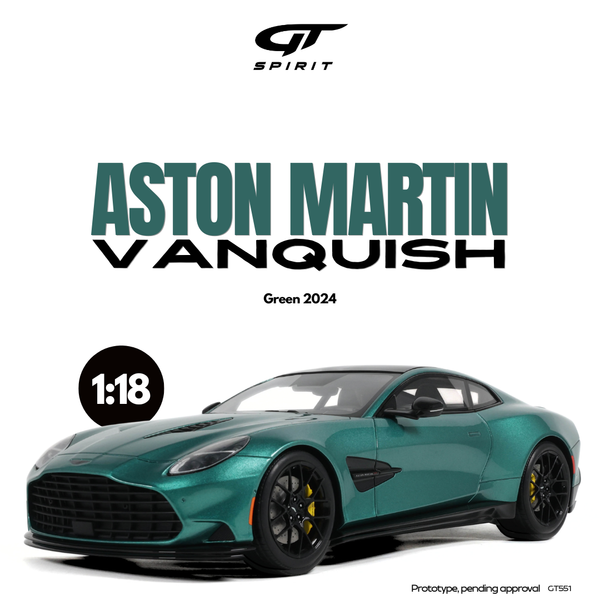 [GT SPIRIT] 1:18 Aston Martin Vanquish Green 2024 [GT551]