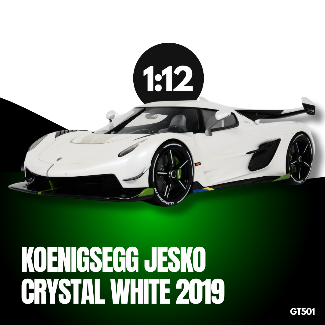 [GT SPIRIT] 1:12 Koenigsegg Jesko Crystal White 2019 [GT501]