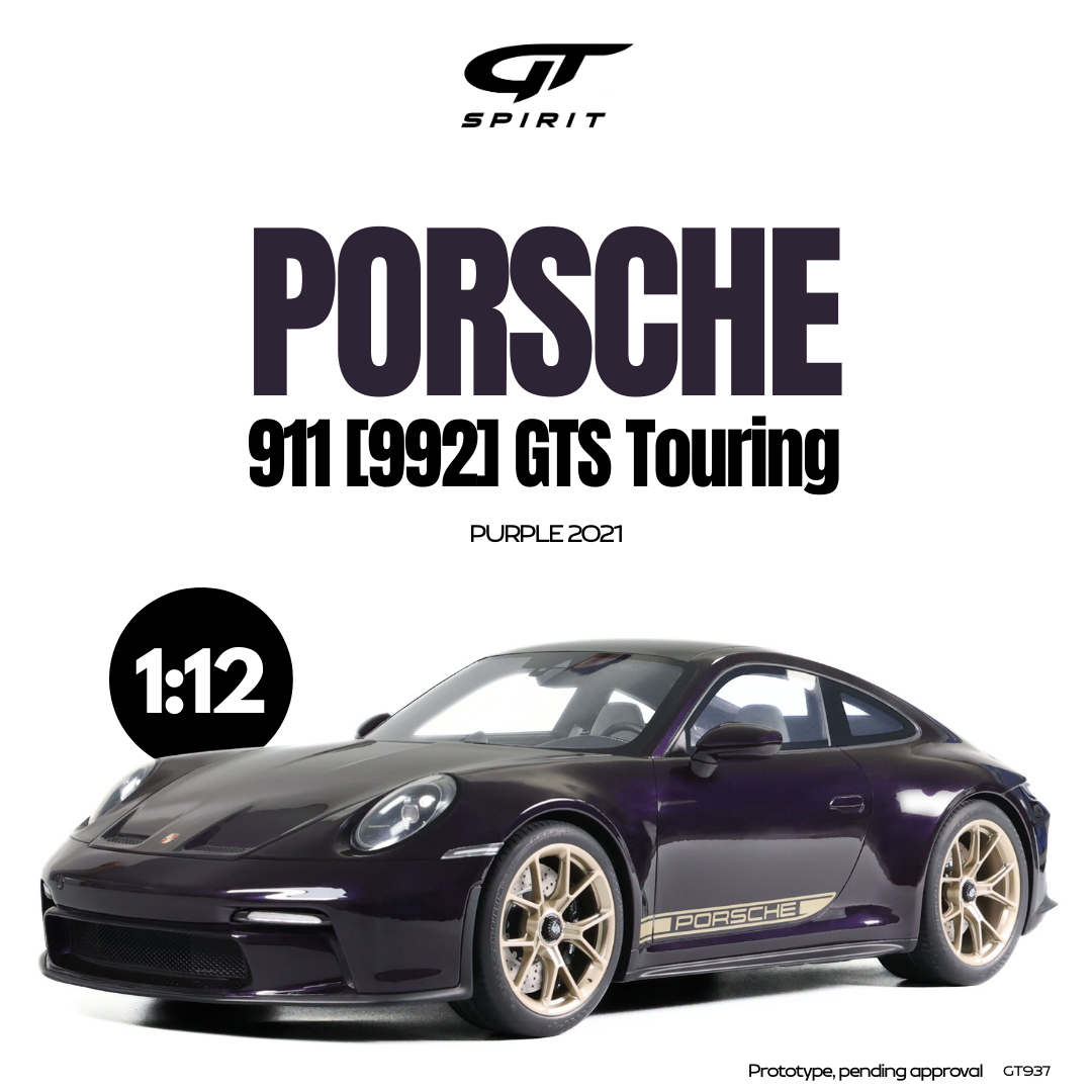[GT SPIRIT] 1:12 Porsche 911 [992] GT3 Touring Purple 2021 [GT937]
