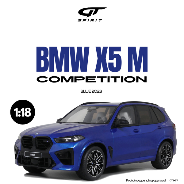 [GT SPIRIT] 1:18 BMW X5 M Competition Blue 2023 [GT967]