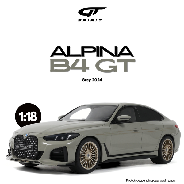 [GT SPIRIT] 1:18 Alpina B4 GT Grey 2024 [GT541]