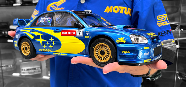 [OTTOMOBILE] 1:12 Subaru Impreza (S9) WRC Blue P. Solberg Wales Rallye 2003 [G092]