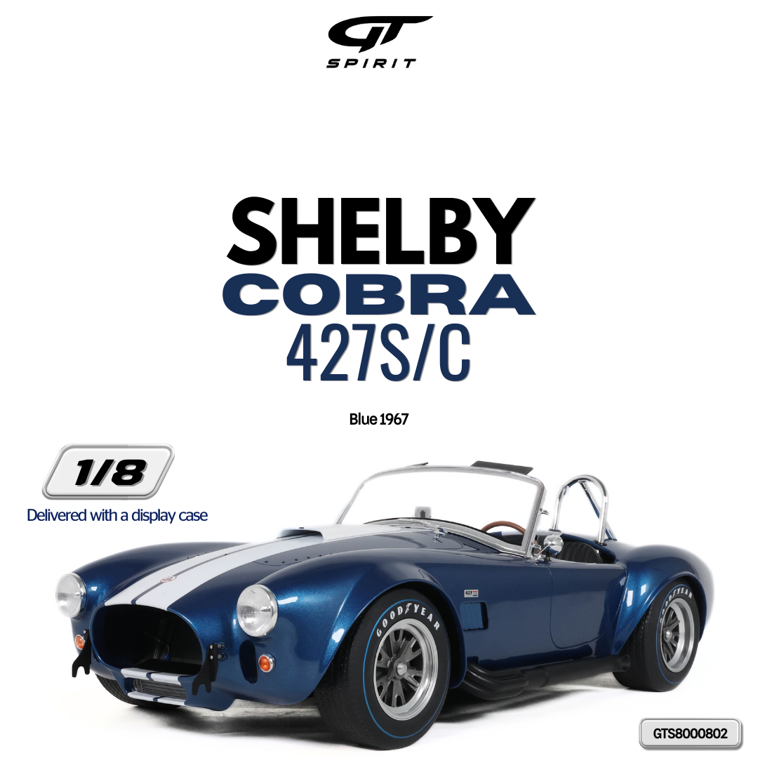 [GT SPIRIT] 1:8 Shelby Cobra 427S/C Blue 1967