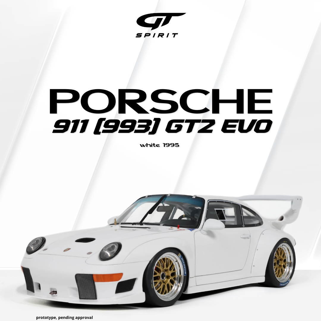 [GT SPIRIT] 1:18 Porsche 911 [993] GT2 EVO White 1995 [GT532]