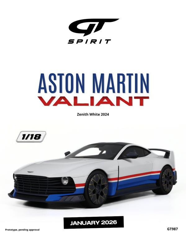 [GT SPIRIT] 1:18 Aston Martin Valiant Zenith White 2024 [GT987]