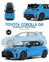 [OTTOMOBILE] 1:18 Toyota Corolla GR Circuit Edition Flame Blue 2022 [OT1169]