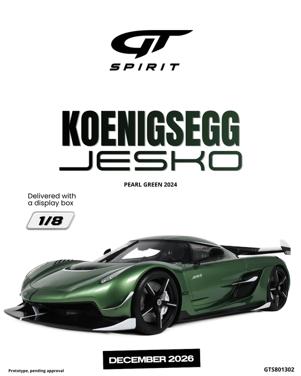 [GT SPIRIT] 1:8 Koenigsegg Jesko Pearl Green 2024