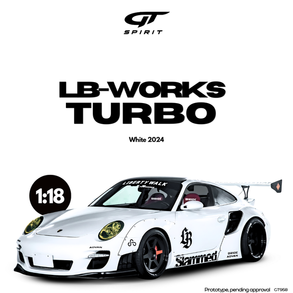 [GT SPIRIT] 1:18 LB-Works Turbo White 2024 [GT958]