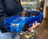 [OTTOMOBILE] 1:12 Nismo R34 GT-R Z-Tune Bayside Blue 2005 [G082]