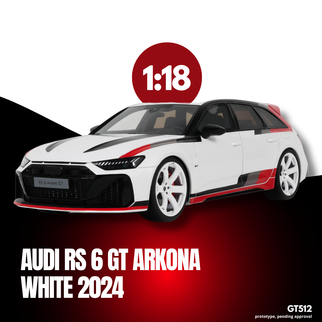 [GT SPIRIT] 1:18 Audi RS 6 GT Arkona White 2024 [GT512]