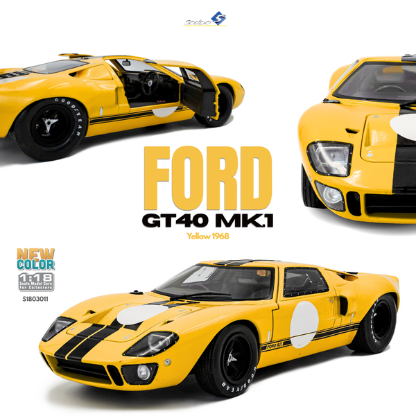 [SOLIDO] 1:18 Ford GT40 MK.1 Yellow 1968