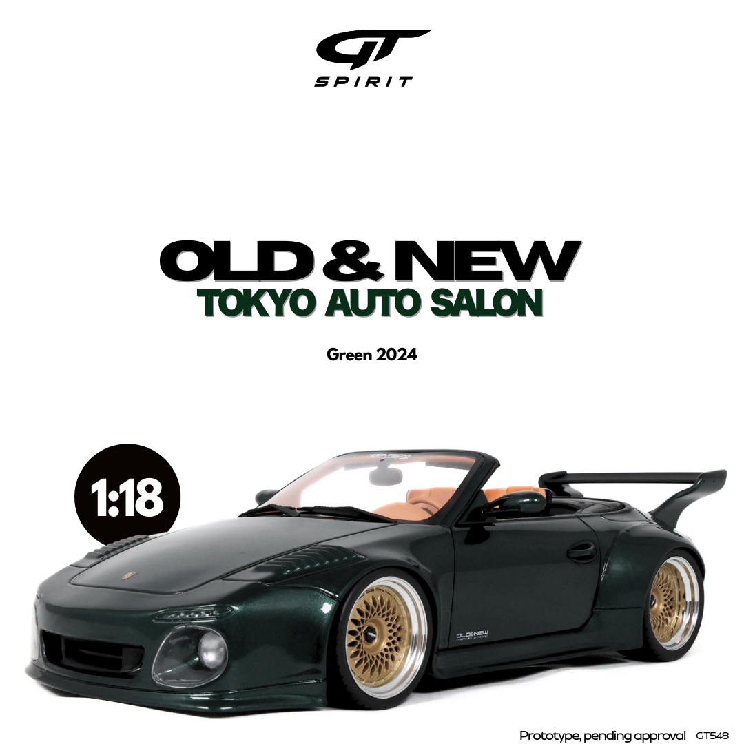 [GT SPIRIT] 1:18 Old & New Tokyo Auto Salon Green 2024 [GT548]