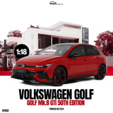 [OTTOMOBILE] 1:18 Volkswagen Golf MK.8 GTI 50th Edition Tornado Red 2024 [OT1322] - Toy Space Diecast Online Store Singapore