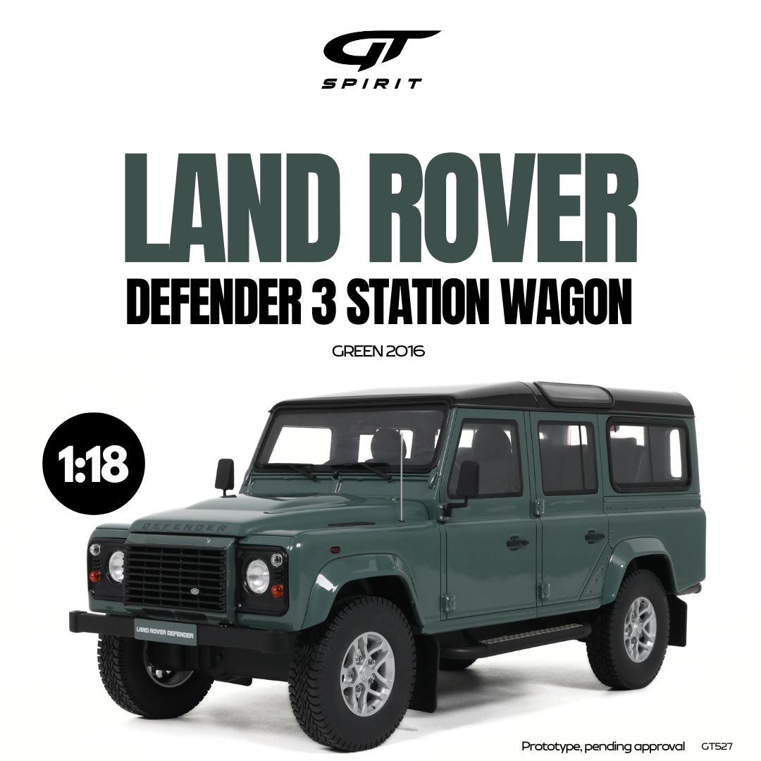 [GT SPIRIT] 1:18 Land Rover Defender 3 Station Wagon Green 2016 [GT527]