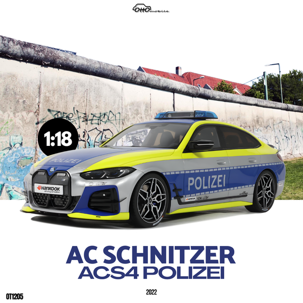 [OTTOMOBILE] 1:18 AC Schnitzer ACS4 Polizei 2022 [OT1205]