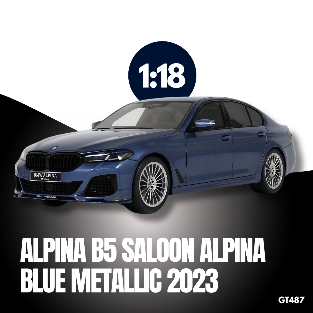 [GT SPIRIT] 1:18 Alpina B5 Saloon Alpina Blue Metallic 2023 [GT487]