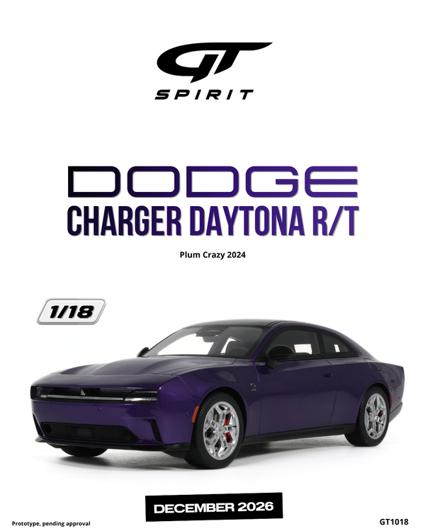 [GT SPIRIT] 1:18 Dodge Charger Daytona R/T Plum Crazy 2024 [GT1018]