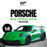 [GT SPIRIT] 1:8 Porsche 911 [992] GT3 Green 2022 - Toy Space Diecast Online Store Singapore