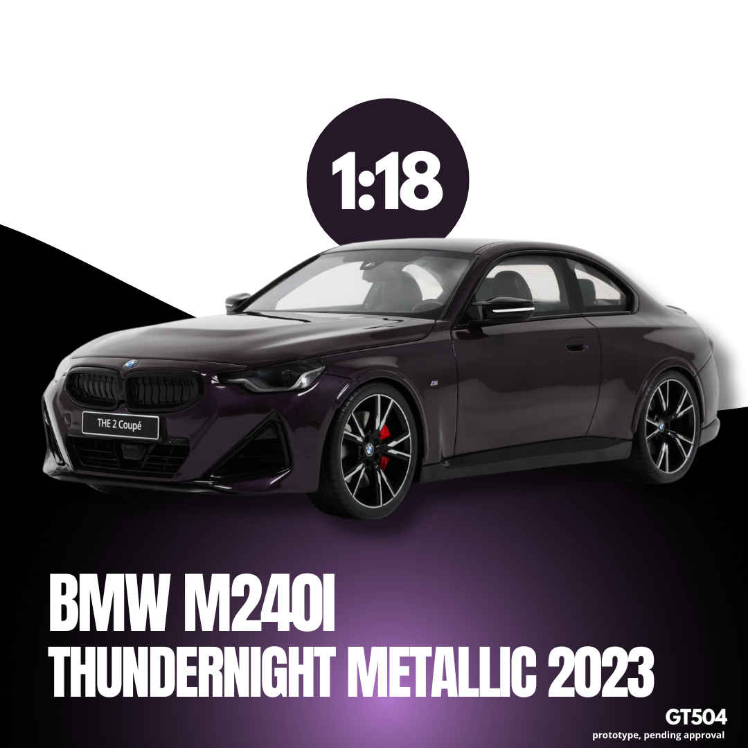 [GT SPIRIT] 1:18 BMW M240I Thundernight Metallic 2023 [GT504]