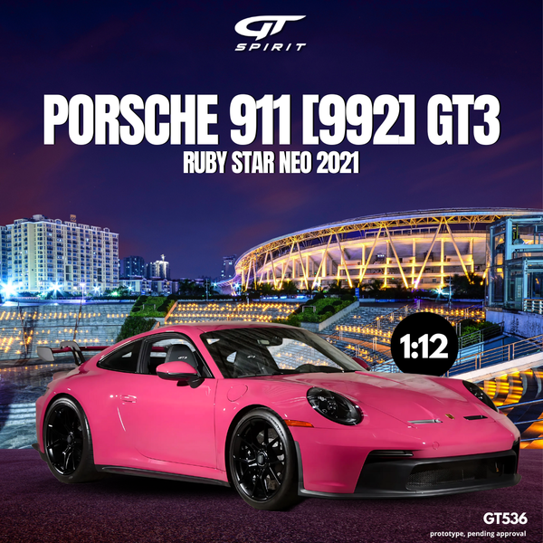 [GT SPIRIT] 1:12 Porsche 911 [992] GT3 Ruby Star Neo 2021 [GT536]