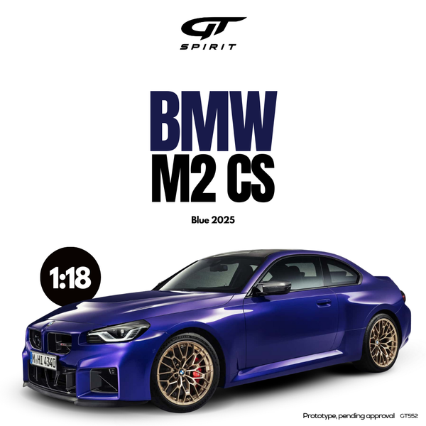 [GT SPIRIT] 1:18 BMW M2 CS Blue 2025 [GT552]