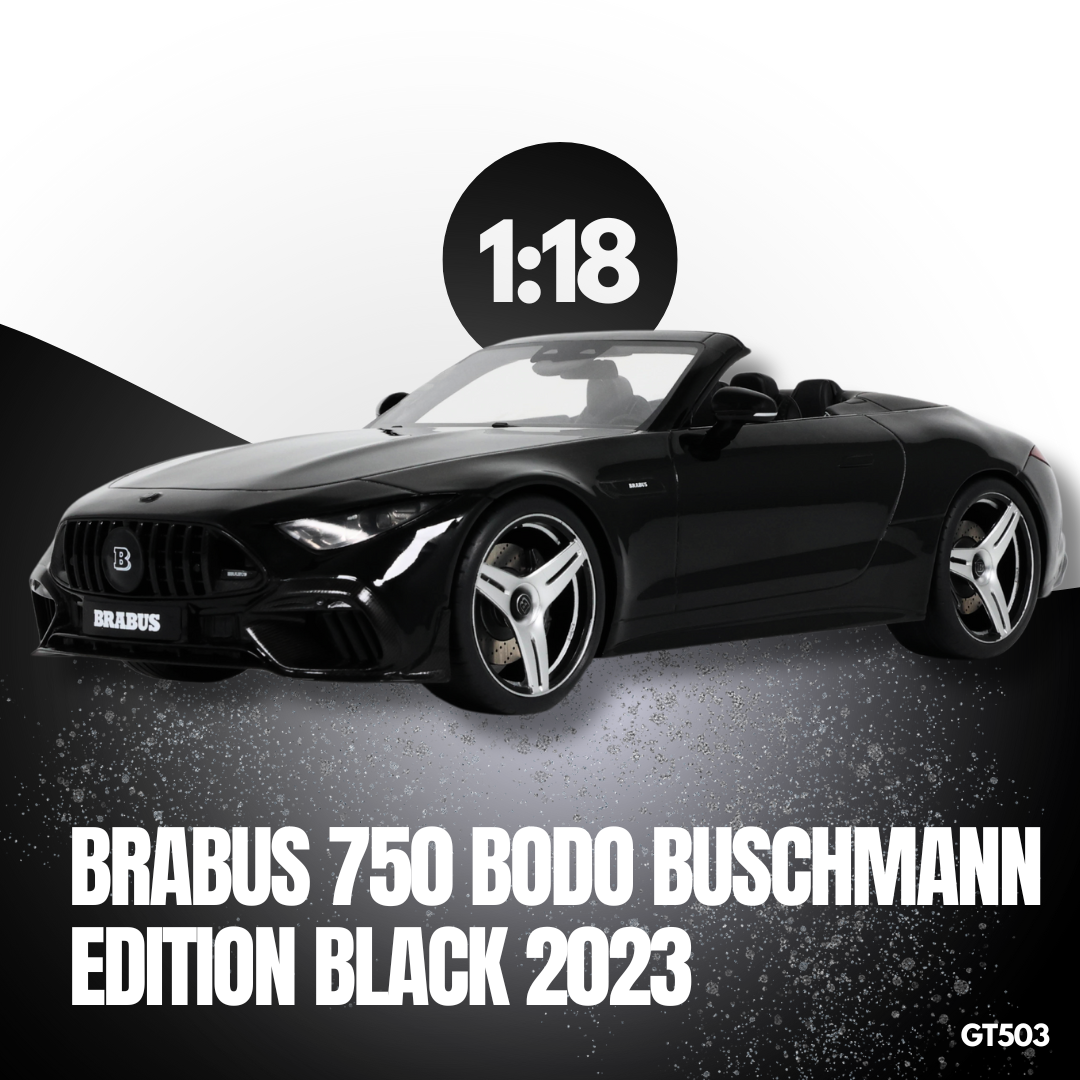 [GT SPIRIT] 1:18 Brabus 750 Bodo Buschmann Edition Obsidian Black 2023 [GT503]