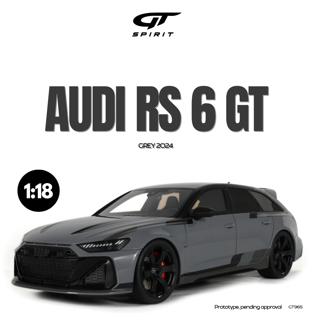 [GT SPIRIT] 1:18 Audi RS 6 GT Grey 2024 [GT965]